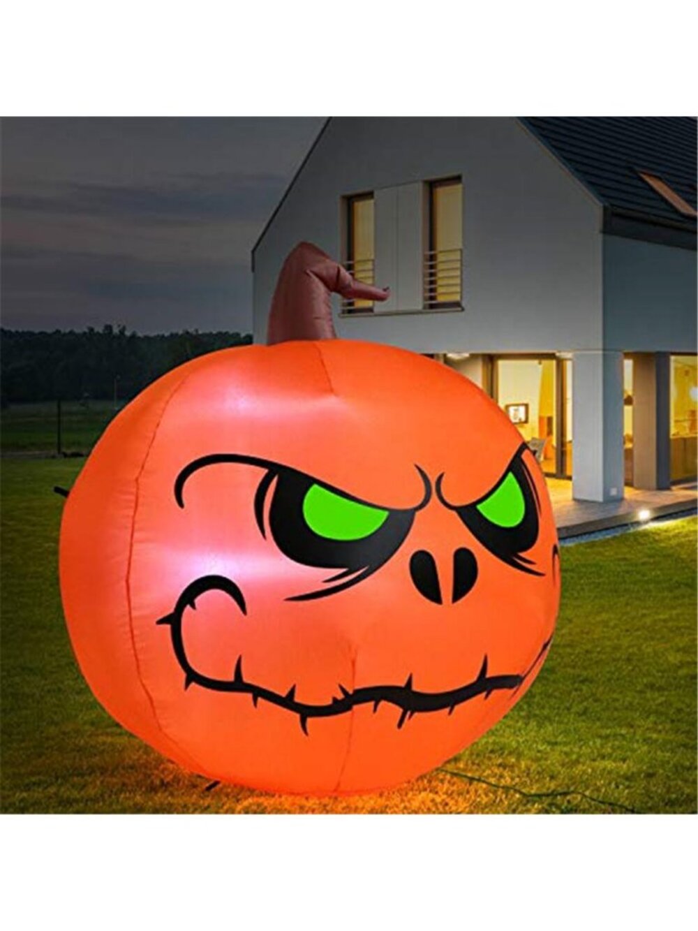 Sizonjoy 4 Ft Halloween Blow up Inflatable Pumpkin Decoration-Lighted Halloween